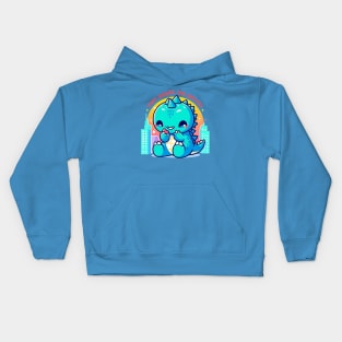 baby godzilla Kids Hoodie